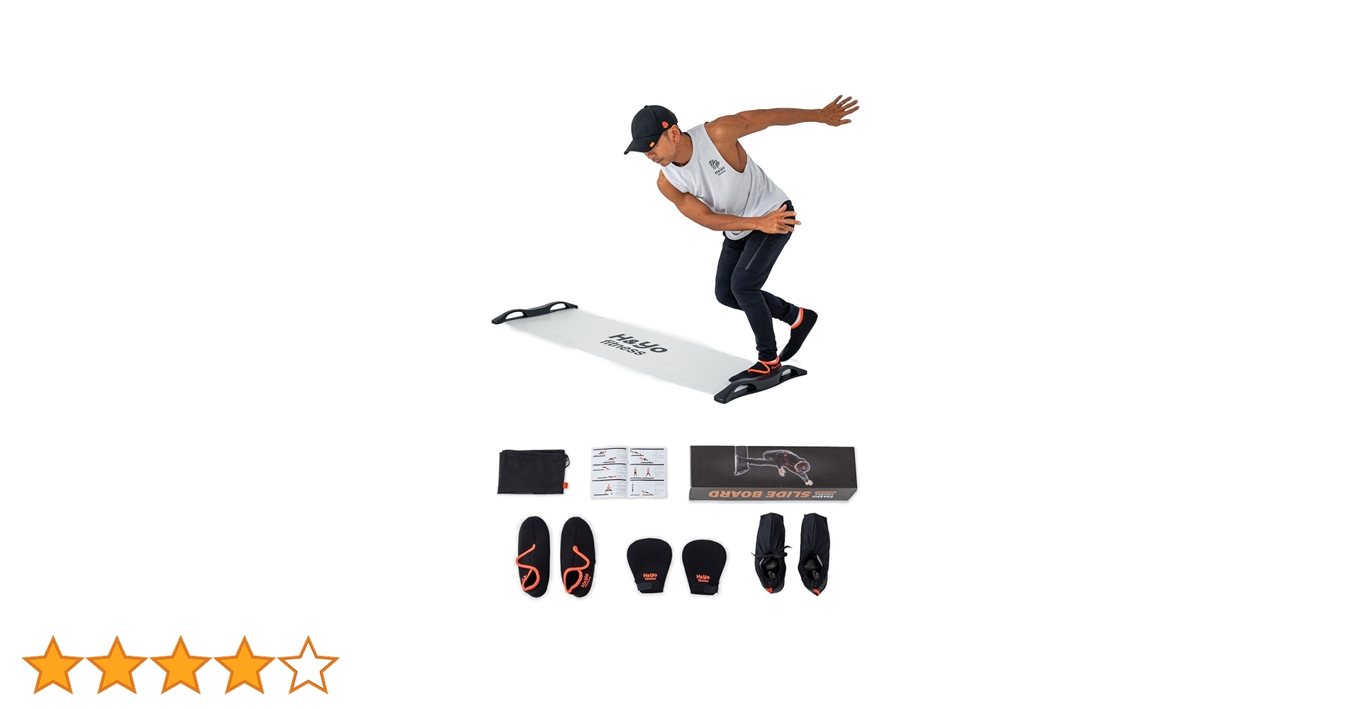 H&yo スライドボード トレーニング器具 H＆Yo fitness スライドボード 180cm スライダーボード